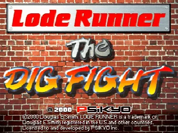 Lode Runner - The Dig Fight (ver. A) (Japan) screen shot title